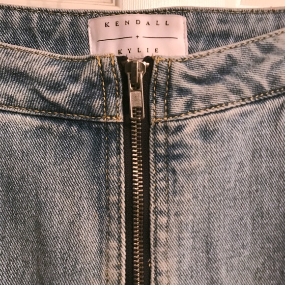 Kendall Kylie Jean Skirt (Front-Zip) - Picture 2 of 2